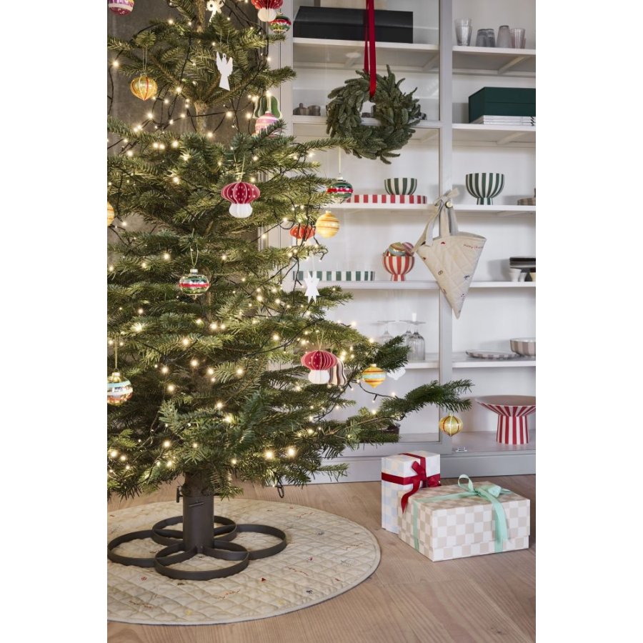 OYOY Christmas Mushroom Papirornament 3 stk. 8 cm, R�d/Hvid