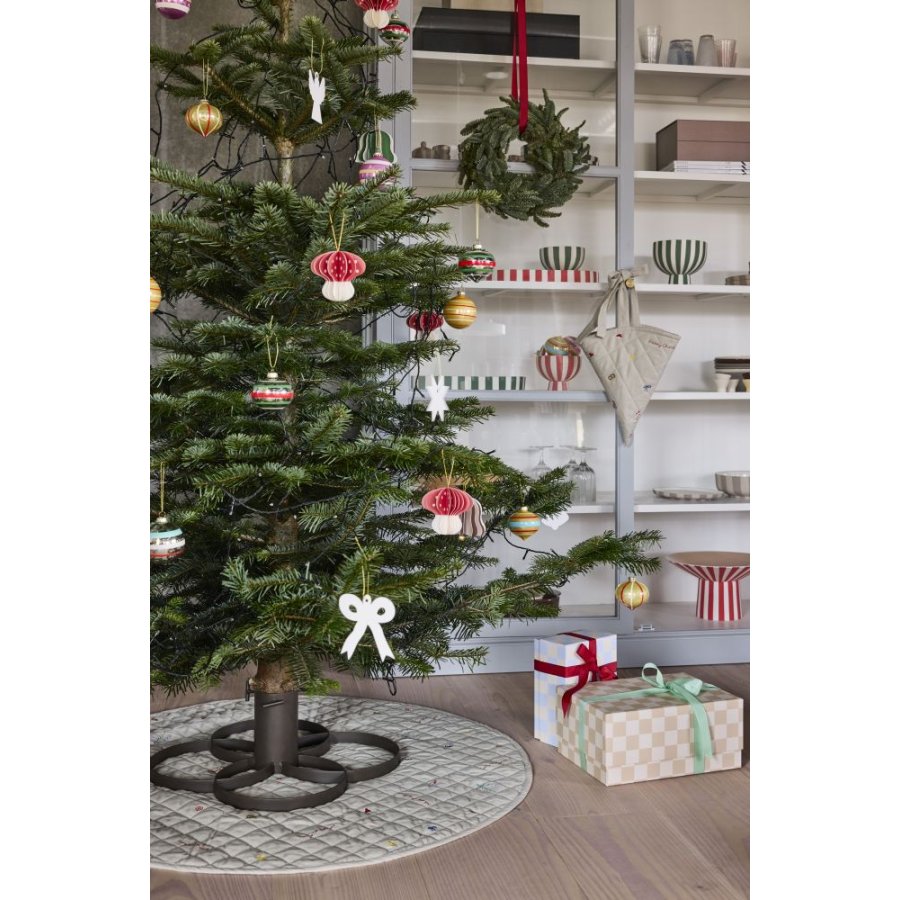 OYOY Christmas Mushroom Papirornament 3 stk. 8 cm, R�d/Hvid