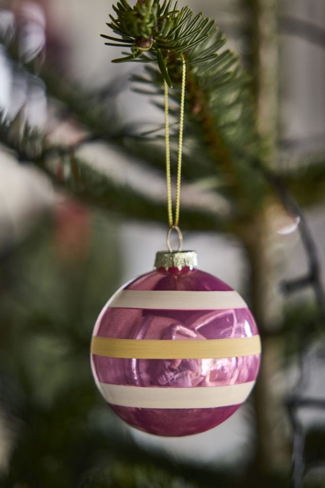 OYOY Vintage Christmas Kugle Bolsjer 2 stk. �7 cm, Multi