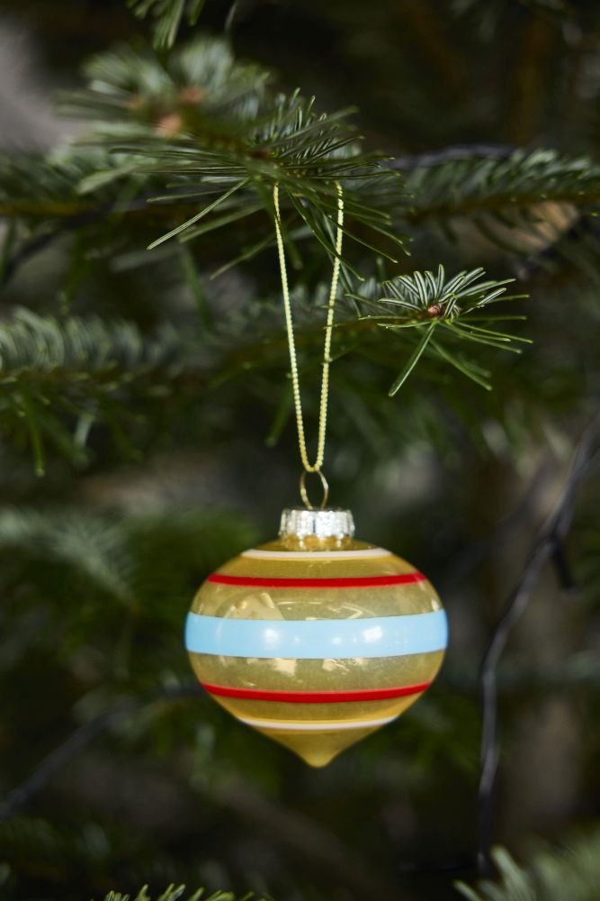 OYOY Vintage Christmas Kugle Bolsjer 2 stk. �7 cm, Multi