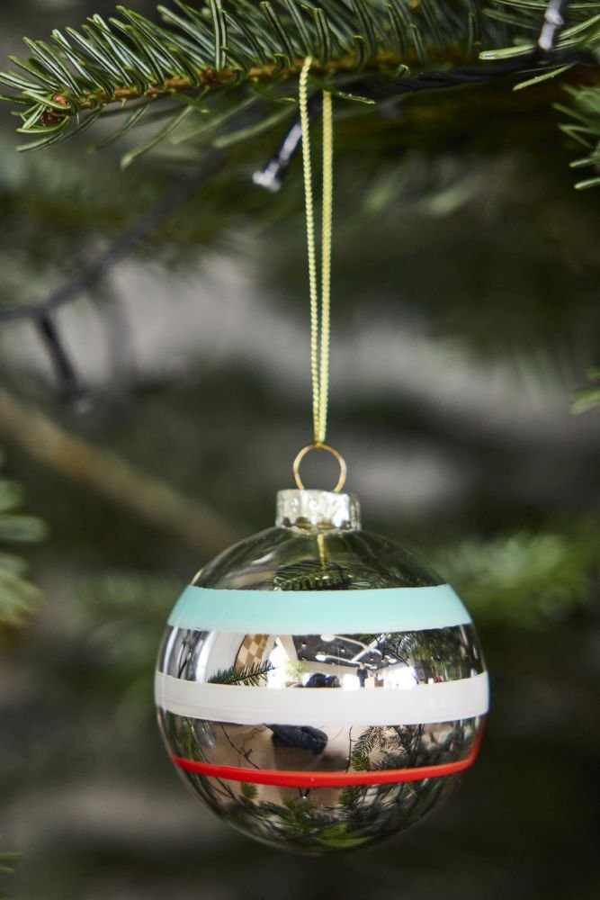OYOY Vintage Christmas Kugle Nostalgi 2 stk. �7 cm, Multi