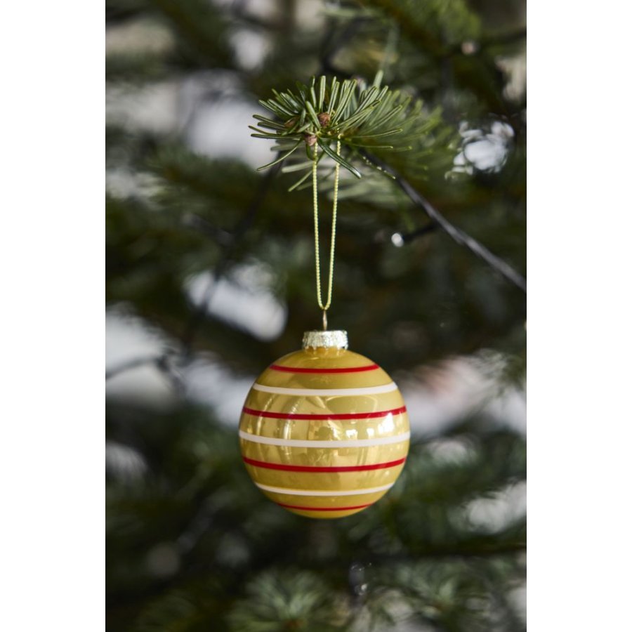 OYOY Vintage Christmas Kugle Karrusel 2 stk. �7 cm, Multi