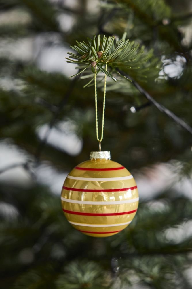 OYOY Vintage Christmas Kugle Karrusel 2 stk. �7 cm, Multi
