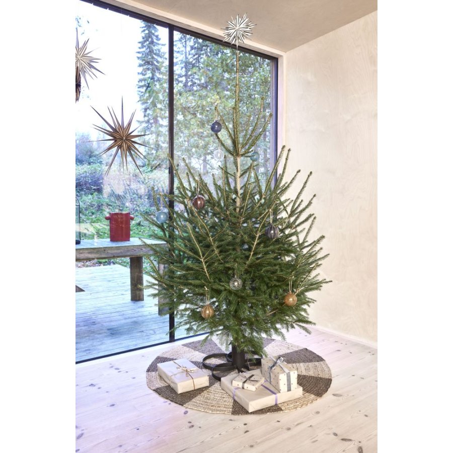 OYOY Natale Christmas Glaskugle 2 stk. �7 cm, Klar/Gr�n