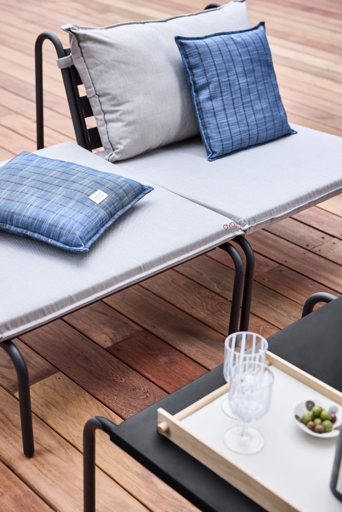 OYOY Kyoto Outdoot Pude 42x42 cm, Bl�