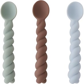 OYOY Mini Mellow L&ouml;ffel 3er Set, Dusty Green