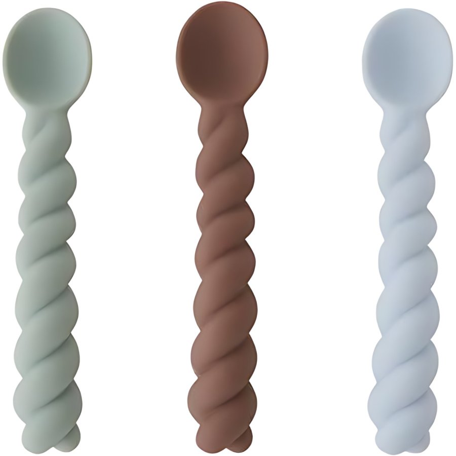 OYOY Mini Mellow Lepel 3-delige set, Dusty Green