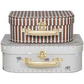 OYOY Mini Kufferts�t 2 stk, Pale Blue