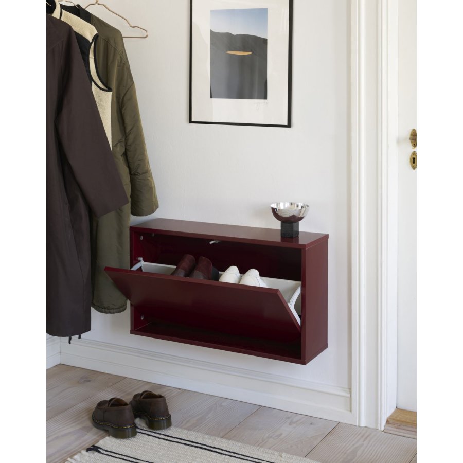 ReCollector Schuhbox 70x20 cm, Maroon Red