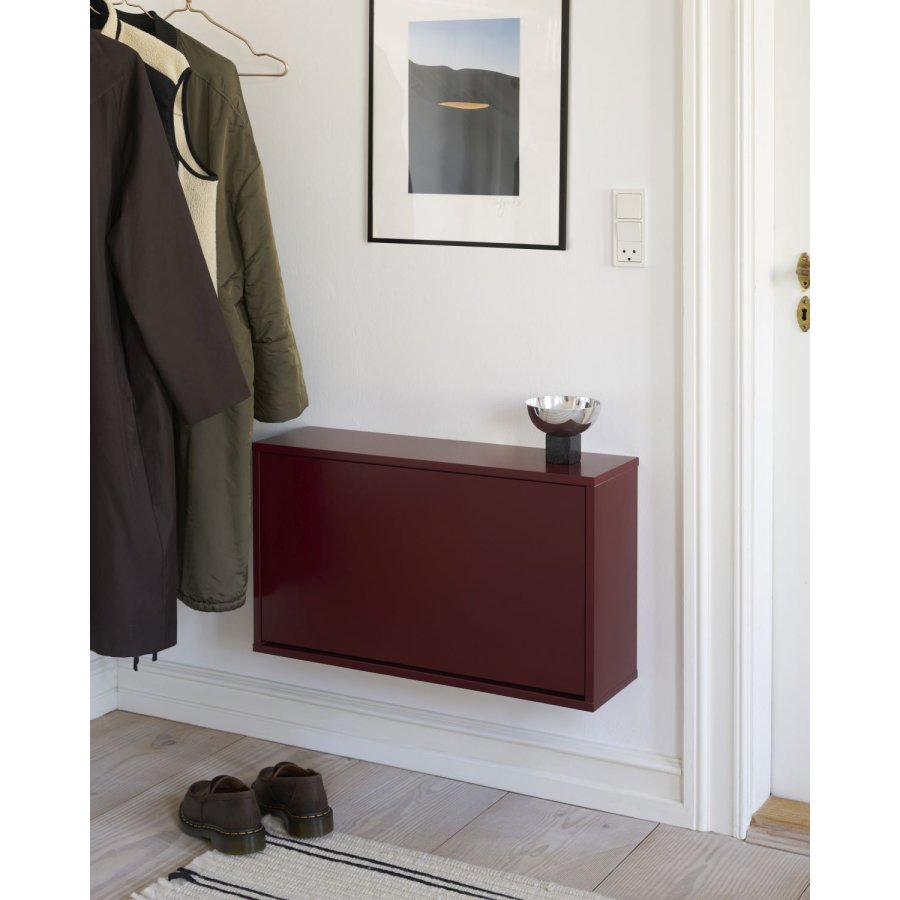 ReCollector Schuhbox 70x20 cm, Maroon Red