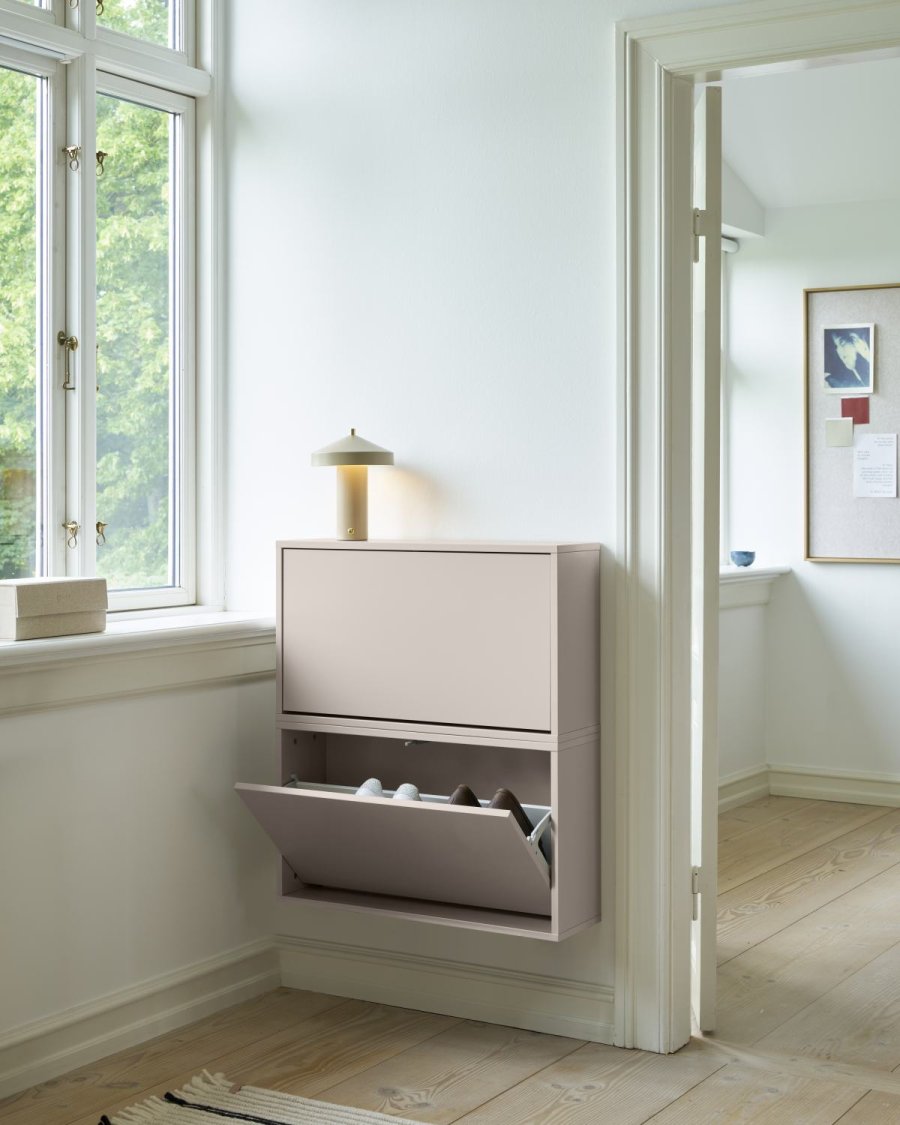 ReCollector Schuhbox 70x20 cm, Silver Cloud Grey