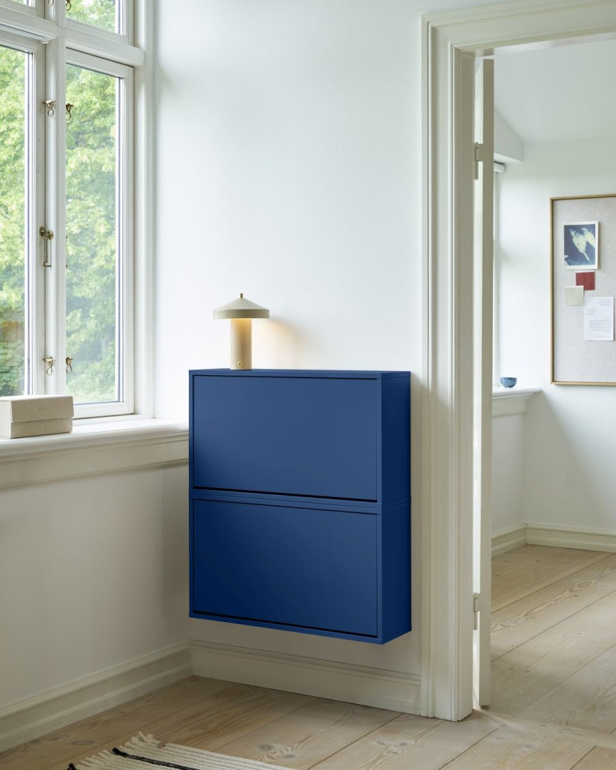 ReCollector Schuhbox 70x20 cm, Kobaltblau
