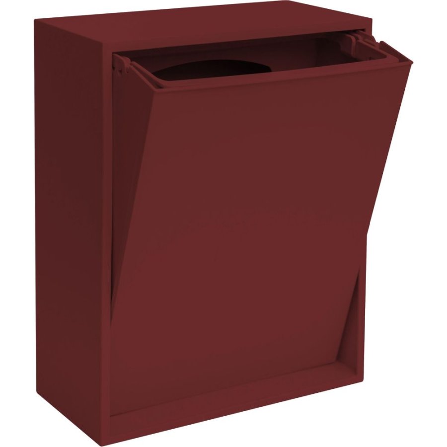 ReCollector Affaldssorterings-/Opbevaringsboks 12 L, Maroon
