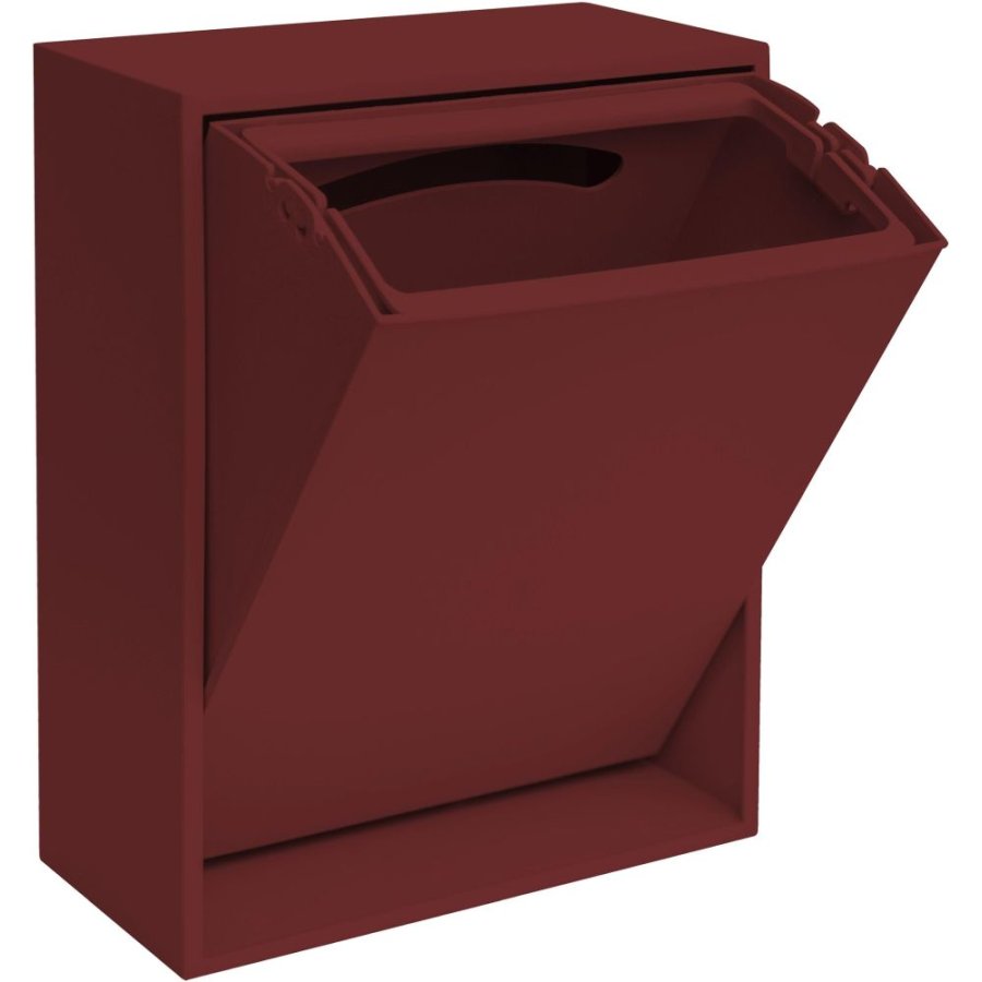 ReCollector Affaldssorterings-/Opbevaringsboks 12 L, Maroon
