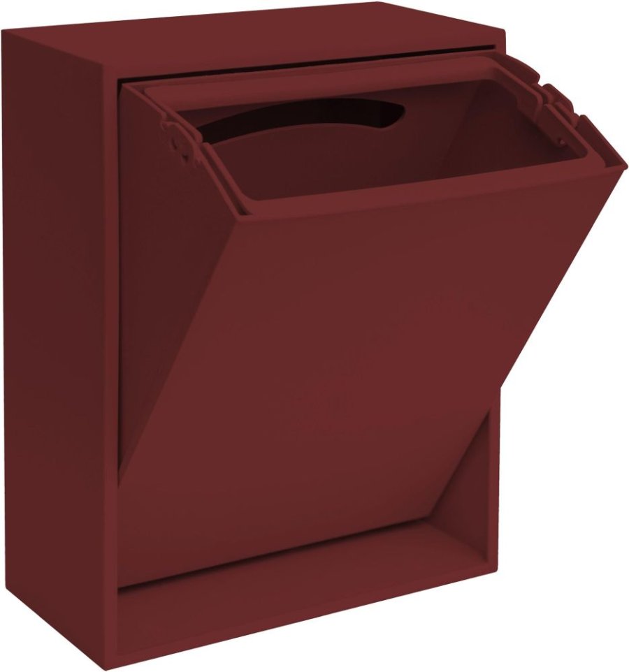 ReCollector Affaldssorterings-/Opbevaringsboks 12 L, Maroon