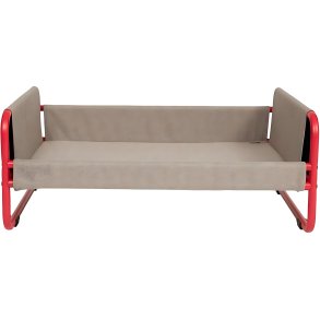 OYOY ZOO Milo Hundebett 58x72 cm, Rot