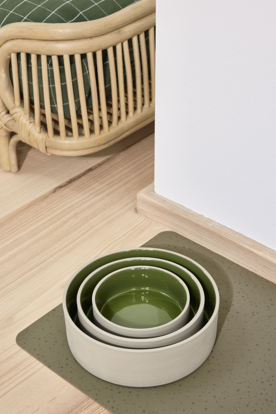 OYOY ZOO Sia Hondenbak �21 cm, Green