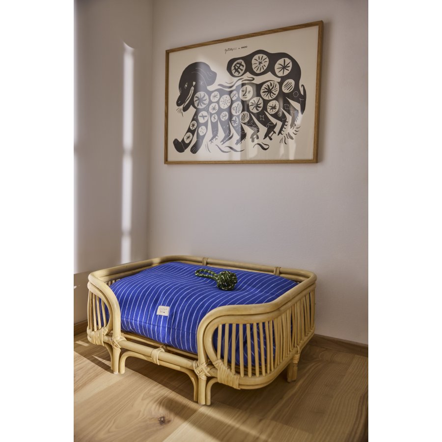OYOY ZOO Otto Rebsnor Hundespielzeug 22 cm, Optic Blue