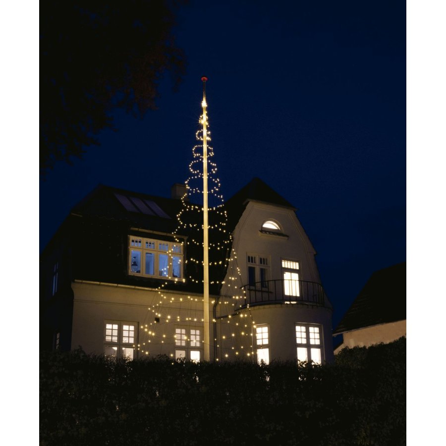 Det Gamle Apotek Lichterkette zum Flaggenmast 800 cm, Grün