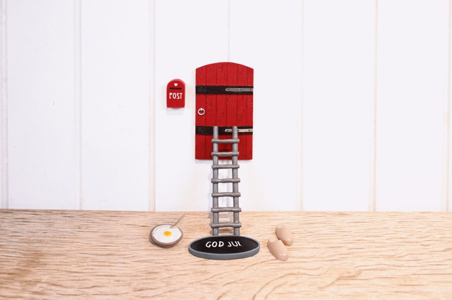 Det Gamle Apotek WichteltrSet 6-teilig H14 cm, Rot