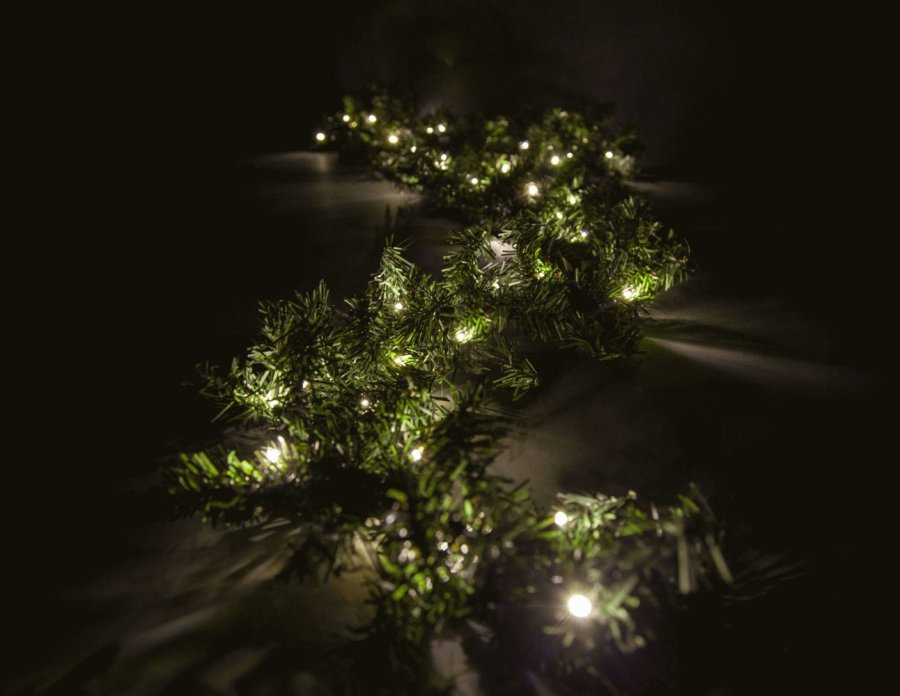 Det Gamle Apotek Girlande 200 cm, Grün