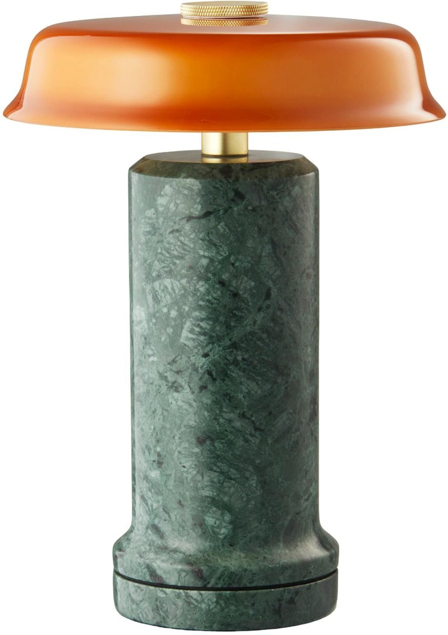 Design By Us Trip No. 2 Tr�dl�s Bordlampe H22 cm, Moss/Amber