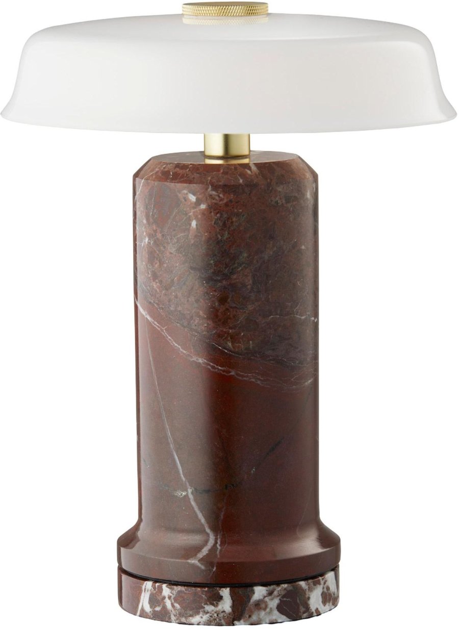 Design By Us Trip No. 2 Tr�dl�s Bordlampe H22 cm, Burgundy/Opal