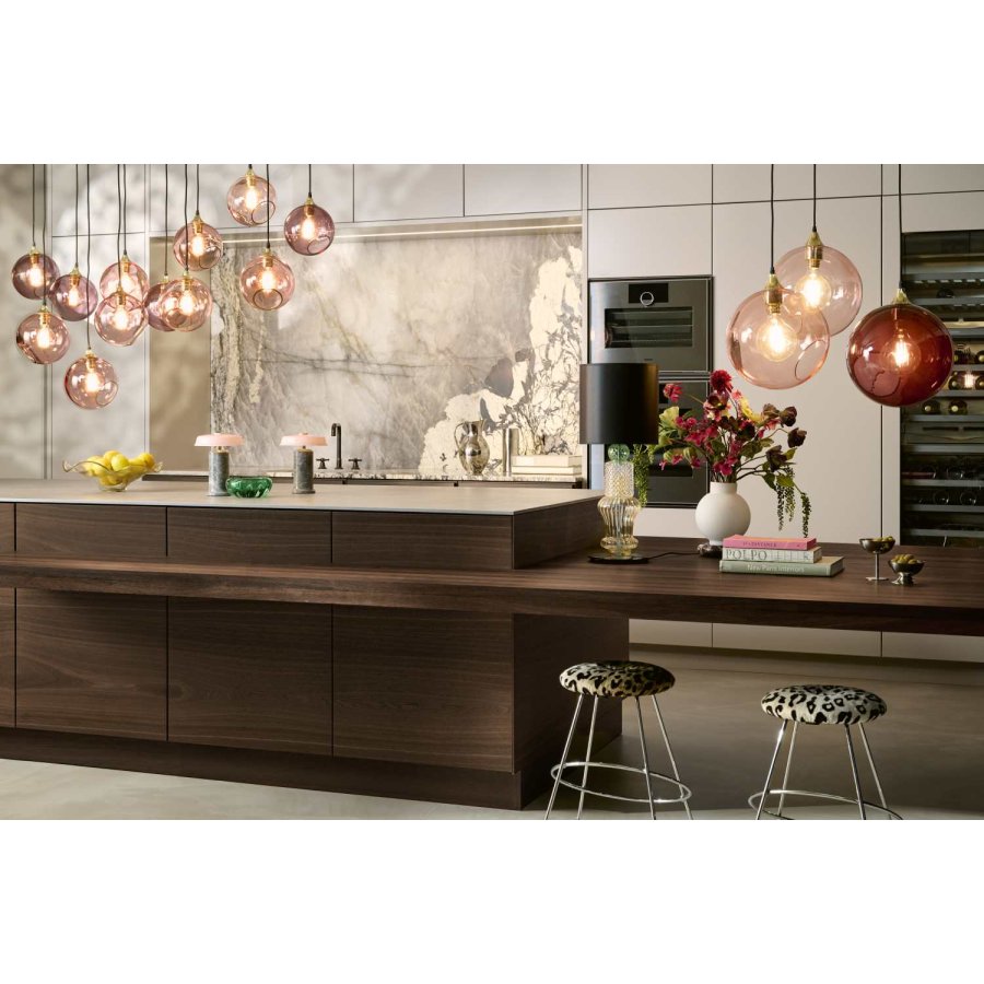 Design By Us Trip No. 2 Tr�dl�s Bordlampe H22 cm, Silver/Rose