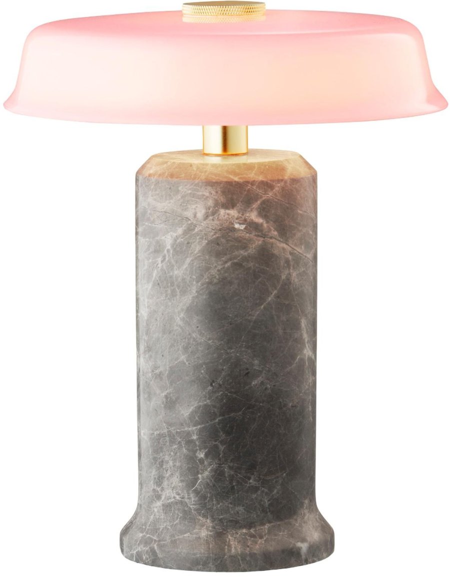 Design By Us Trip No. 2 Tr�dl�s Bordlampe H22 cm, Silver/Rose