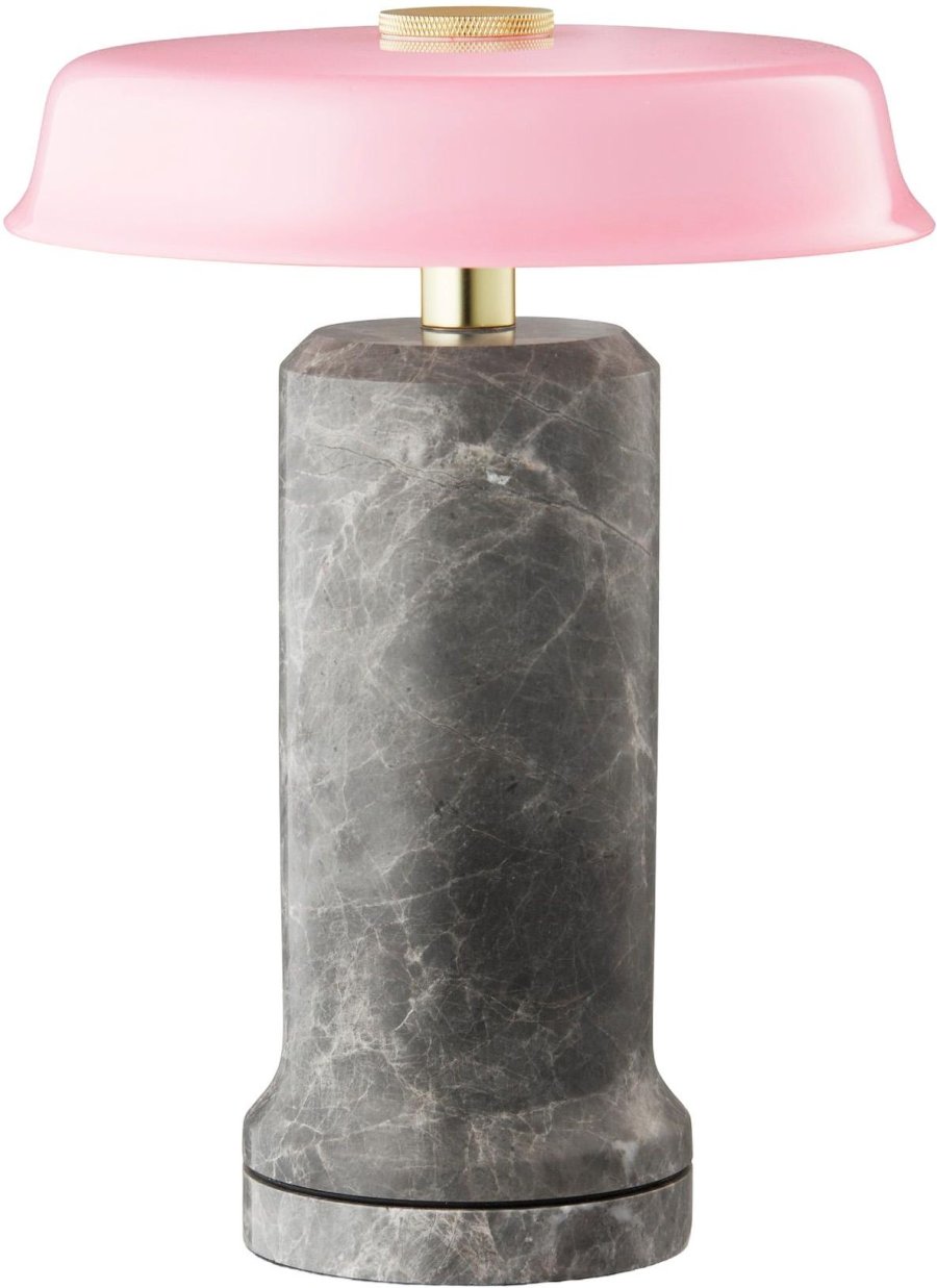 Design By Us Trip No. 2 Tr�dl�s Bordlampe H22 cm, Silver/Rose