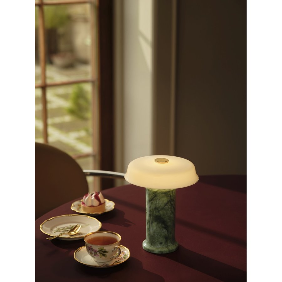 Design By Us Trip No. 2 Tr�dl�s Bordlampe H22 cm, Apple/Opal