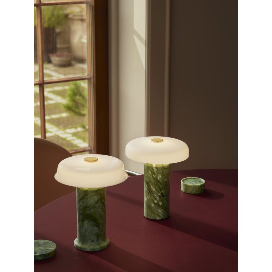 Design By Us Trip No. 2 Tr�dl�s Bordlampe H22 cm, Apple/Opal