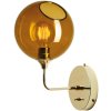 Design By Us Ballroom Wandleuchte 37 cm, Amber/Gold