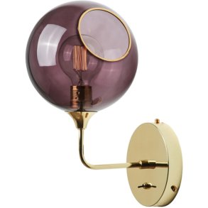 Design By Us Ballroom Vglampe 37 cm, Purple Rain/Guld