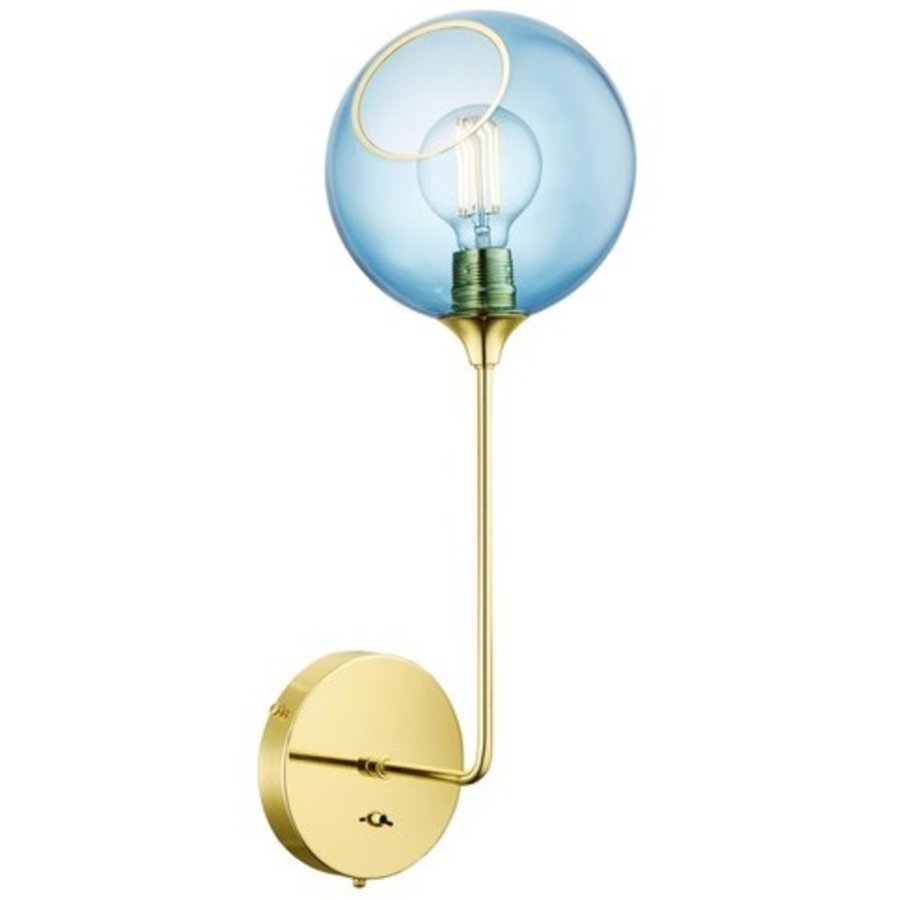 Design By Us Ballroom Wandleuchte 57 cm, Blue Sky/Gold