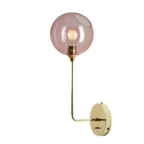 Design By Us Ballroom Vglampe 57 cm, Rose/Guld