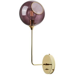 Design By Us Ballroom Vglampe 57 cm, Purple Rain/Guld