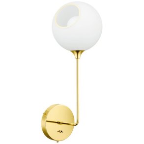 Design By Us Ballroom Vglampe 57 cm, White Snow/Guld