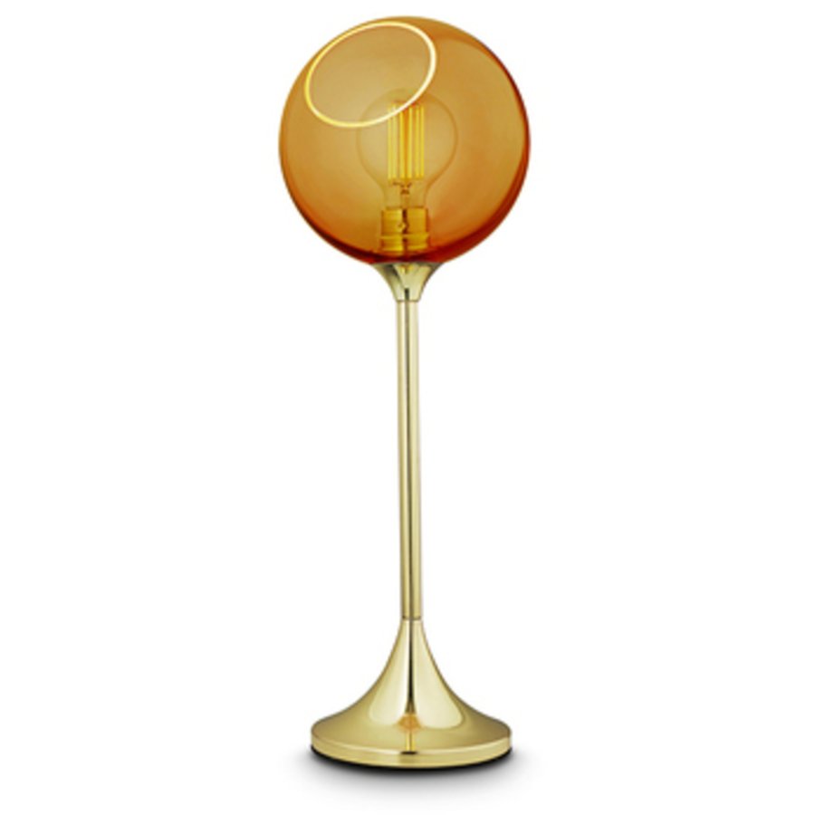 Design By Us Ballroom Tischleuchte H59 cm, Amber/Gold