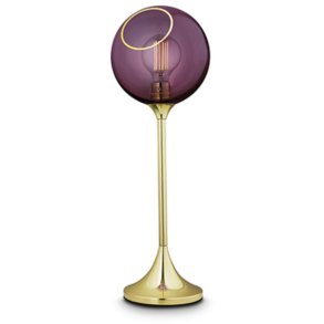 Design By Us Ballroom Tischlampe H59 cm, Purple Rain/Gold