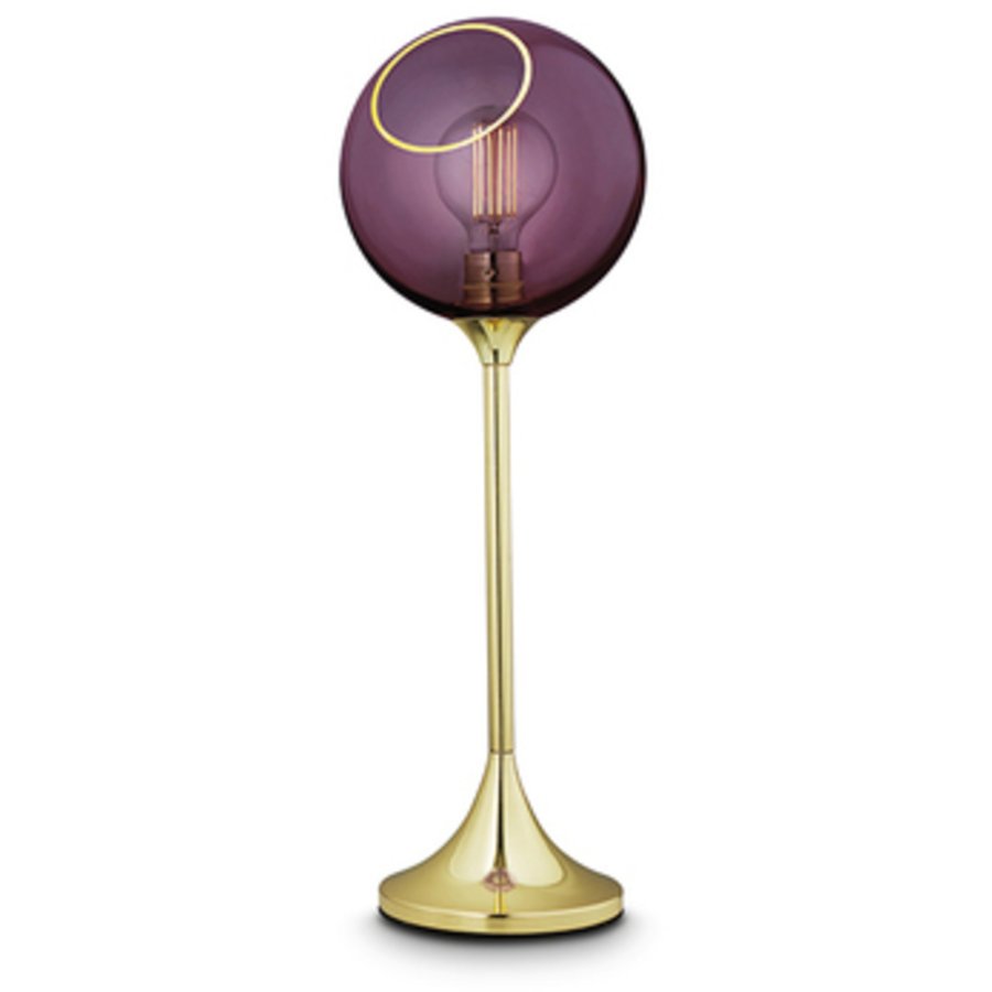 Design By Us Ballroom Tischleuchte H59 cm, Purple Rain/Gold