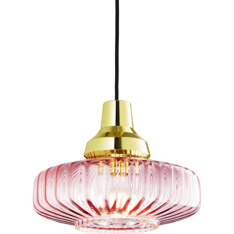 Design By Us New Wave Optic Pendelleuchte 26 cm, Rose