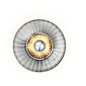Design By Us New Wave Optic Væglampe Ø26 cm, Smoke