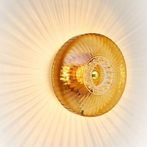 Design By Us New Wave Eyeball Til Væglampe Ø38 cm, Guld
