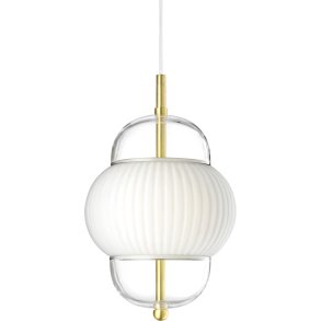 Design By Us Shahin Pendel Ø23 cm, Opal/Messing