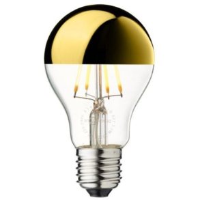 Design By Us Ø60 Pære LED E27 3,5W Dæmpbar, Crown Gold