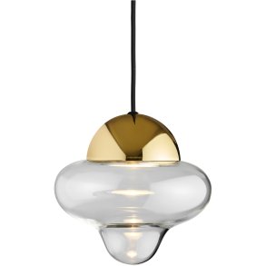 Design By Us Nutty Pendel LED Ø18.5 cm, Klar/Guld