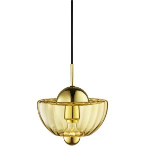 Design By Us Lotus Pendel Ø25 cm, Amber/Guld