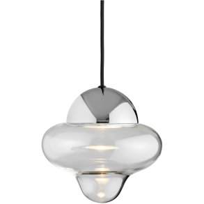 Design By Us Nutty Pendel LED Ø18.5 cm, Klar/Krom