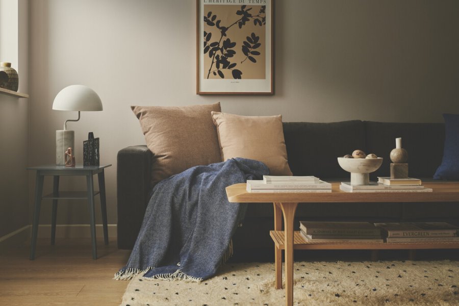 Silkeborg Uldspinderi Arequipa Pude 60x60 cm, Walnut Brown